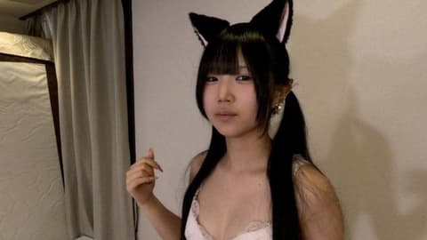 Sumire (18 years old), cute twin-tailed girl, third shoot. Forced to perform deep throat oral sex and anal licking. FC2-PPV-4915289