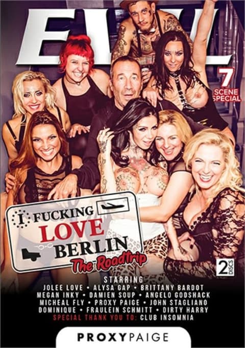 Road trip director Proxy Paige leads an anal sex queen and a tattooed hottie on a road trip through Berlin.