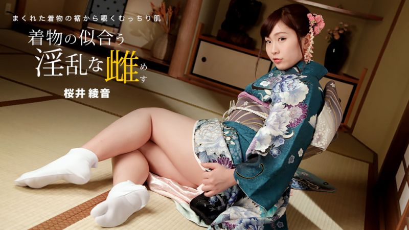 穿和服超正淫乱女 樱井绫音 1pondo_010822_001